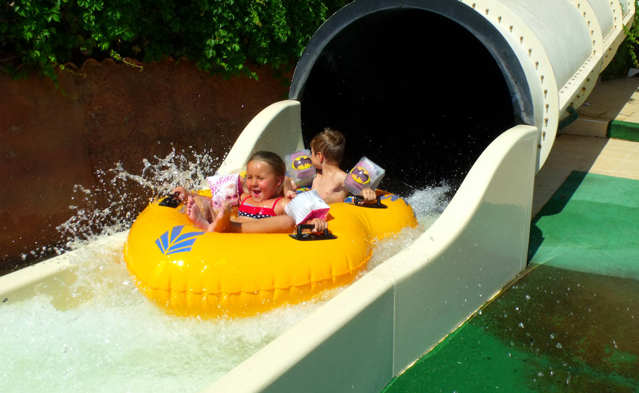 Atlantis Marmaris Water Park Black Hole Slide