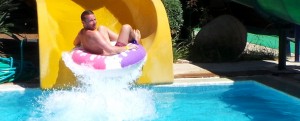 Atlantis Marmaris Water Park Splash Boat Run Slide